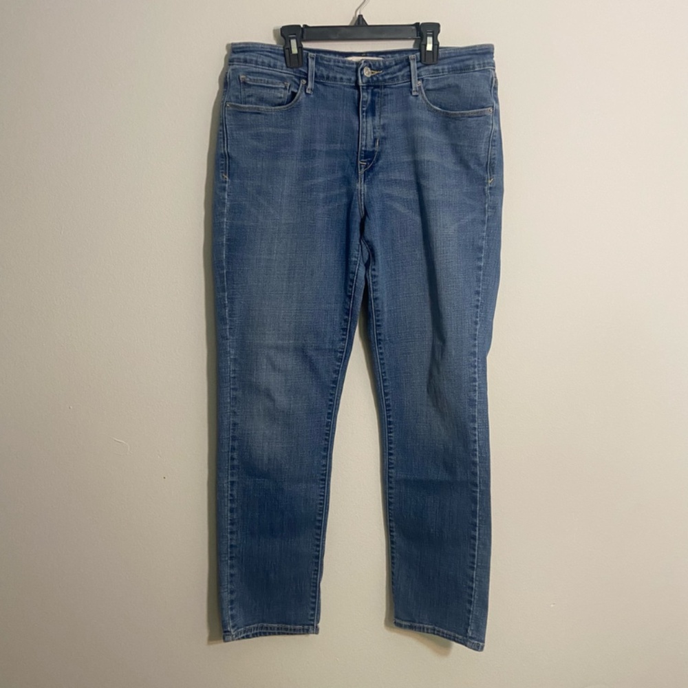 Women's Levi Mid Rise Skinny Jean Size 12 - Picture 8 of 9
